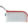 HERMA Pochette à fermeture à zip 'Mesh Bags', rouge