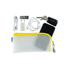 HERMA Pochette à fermeture à zip 'Mesh Bags', jaune