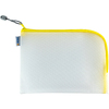 HERMA Pochette à fermeture à zip 'Mesh Bags', A5, jaune