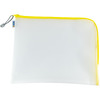 HERMA Pochette à fermeture à zip 'Mesh Bags', A4, jaune
