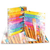 HERMA Chemise à élastiques 'Taches de couleurs', carton, A3