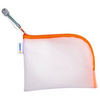 HERMA Pochette à fermeture à zip 'Mesh Bags', A6, orange