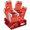 HERMA Autocollants de Noël DECOR 'étoiles dorées', en