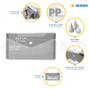 HERMA Pochette à documents, PP, format long, blanc