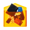 HERMA Pochette à documents, PP, A5, orange