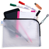 HERMA Pochette à fermeture à zip 'Mesh Bags', A5, noir
