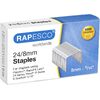 RAPESCO Agrafes 24/8, 1.000 pièces, galvanisé