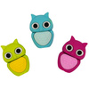 WEDO Gomme en plastique Hibou 'LULU', assorti