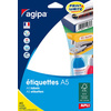 agipa Etiquettes multi-usage, 70 x 37 mm, blanc