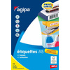 agipa Etiquette bijouterie, 45 x 8 mm, format A5, enlevable