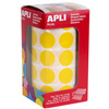 APLI Kids Gommette de couleur en rouleau, jaune