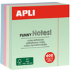 APLI Cube de notes adhésives 'FUNNY Notes!', 75 x 75 mm