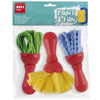 APLI Kids Set de pinceaux Maxi PAINT & FUN, set de 3