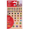 APLI kids Gommettes 'Etoile' couleurs métallisées, assorti