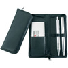 Alassio Etui pour stylos, pour 3 stylos, noir, en cuir