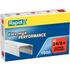 Rapid Agrafes Super Strong 24/8+, galvanisé