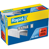 Rapid Agrafes Super Strong 43/6 Textile, galvanisé