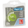 Rapid Agrafes, cassette d'agrafes 5080e, pack de 3