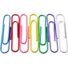 WEDO Trombones recouverts de plastique, 50 mm, assorti