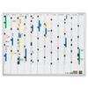 magnetoplan planning annuel, (L)900 x (H)600 mm, magnétique