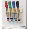 magnetoplan Porte-marqueur acrylique, pr 4 marqueurs tableau - 46784