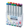 COPIC Marqueur classic, kit de 12 couleurs lumineuses