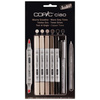 COPIC Kit de marqueurs Hobbymarker ciao 5+1, teintes grises