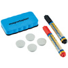 magnetoplan Kit de démarrage Whiteboard, pour tableau blanc