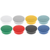 magnetoplan Discofix aimant rond 'color', couleurs assorties