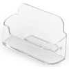 deflecto Porte-cartes de visite, 1 compartiment, transparent - 68272