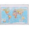 FRANKEN Carte du monde, à fixer, (l)1.380 x (H)880 mm