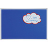 FRANKEN Tableau en textile X-tra!Line, 900 x 600 mm, bleu