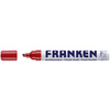 FRANKEN Craie liquide, largeur de tracé: 2-5 mm, rouge