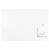 FRANKEN Tableau en verre design, 1.200 x 1.200 mm, blanc pur