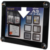 Securit Porte-affiches, A3, noir