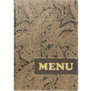 Securit Chemise pour cartes de menu, DESIGN PAISLEY, A4