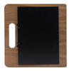 Securit Porte-menu classeur CHOPPING BOARD, en noyer