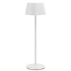 Securit Lampe de table LED rechargeable GEORGINA, blanc