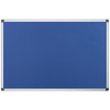 Bi-Office Tableau en feutre 'Maya', 900 x 600 mm, bleu