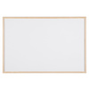 Bi-Office Tableau blanc, cadre en bois, (L)400 x (H)300 mm