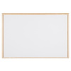 Bi-Office Tableau blanc, cadre en bois, (L)400 x (H)300 mm