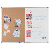Bi-Office Tableau mixte, tableau blanc / liège, 900x600 mm - 65212