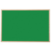 Bi-Office Tableau noir, bois naturel, 600 x 400 mm, vert