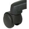 Topstar Roulette pour sol revêtu pour fauteuil de bureau