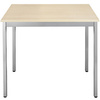 SODEMATUB Table universelle 76REA, 700x600, érable/aluminium