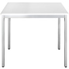 SODEMATUB Table universelle 76RGA, 700 x 600, gris clair/alu