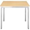 SODEMATUB Table universelle 76RHA, 700 x 600,hêtre/aluminium