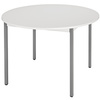 SODEMATUB Table universelle 80ROGG, rond, 800 mm, gris/gris
