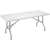 SODEMATUB Table pliante YCZ-183 en plastique, gris clair