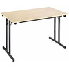SODEMATUB Table universelle 128REN, 1200 x 800, érable/noir